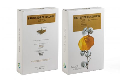 Packaging Cotton Protector de colchón
