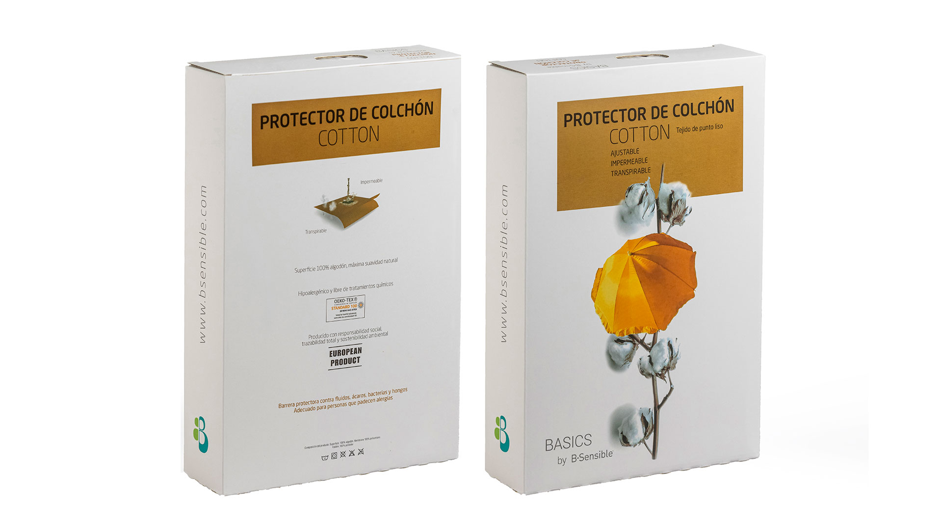 Protector de Colchón Nativa B+ 200x200 cm.